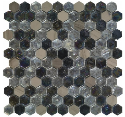 Мозаїка Dune 187117 Kassiani 29*30 сірий скло