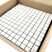 Стеклянная мозаика WHITE CORAL