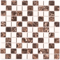 Мозаика керамическая Kotto Ceramica СМ 3022 C2 brown/white 300 х 300 х 9 ( 25 х 25 ) Мозаика керамическая Kotto Ceramica СМ 3022 C2 brown/white 300 х 300 х 9 ( 25 х 25 )