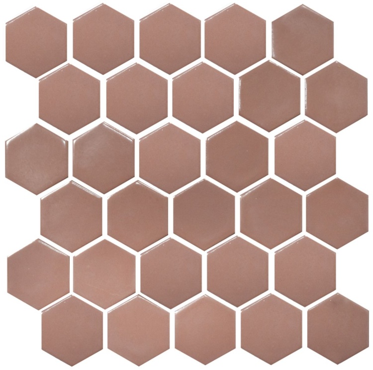 Мозаїка керамічна Kotto Ceramica HEXAGON H 6011 Hot Pink 295 х 295 х 9