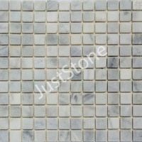 Мозаїка з мармуру Матова МКР-2СВ (23x23) White Mix