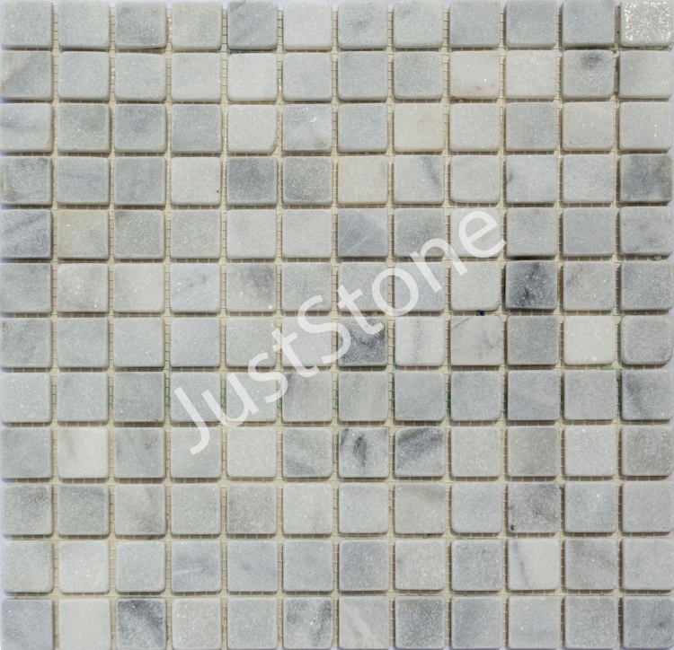 Мозаїка з мармуру Матова МКР-2СВ (23x23) White Mix