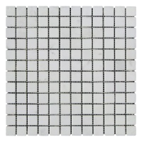 Мозаїка з мармуру Матова МКР-2СВ (23x23) White Mix