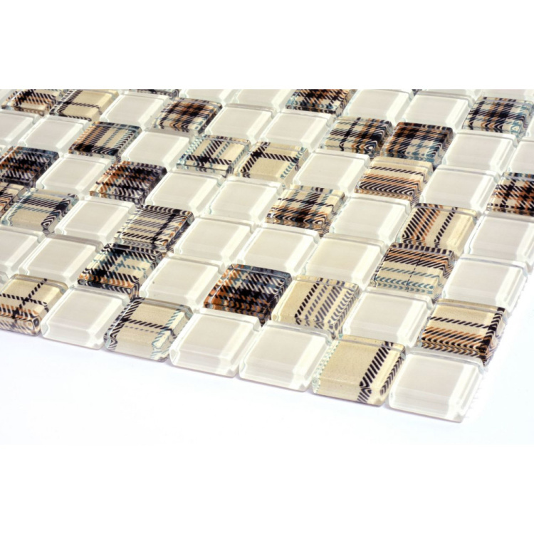 Мозаїка скляна Kotto Ceramica GMP 0825052 С2 print 47/beige w41 300 x 300 х 8 ( 25 х 25 )