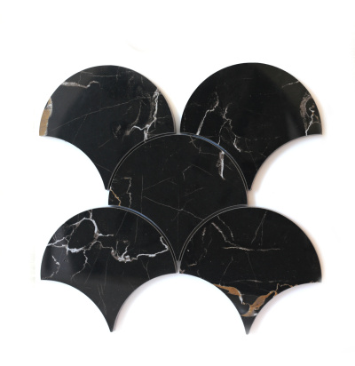 Декор Kotto Ceramica Scales CM 3110 SC Black Gold (d 147 mm)