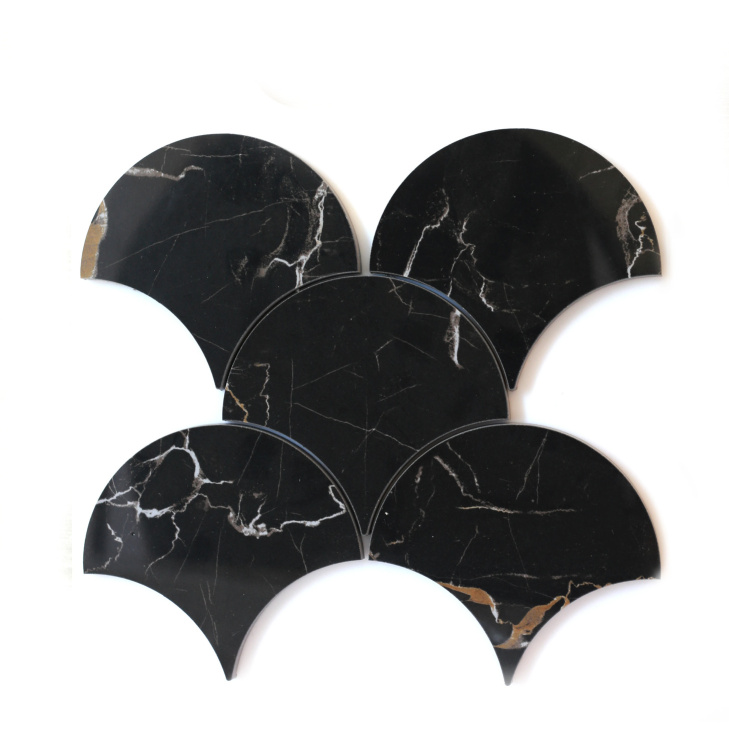 Декор Kotto Ceramica Scales CM 3110 SC Black Gold (d 147 mm)