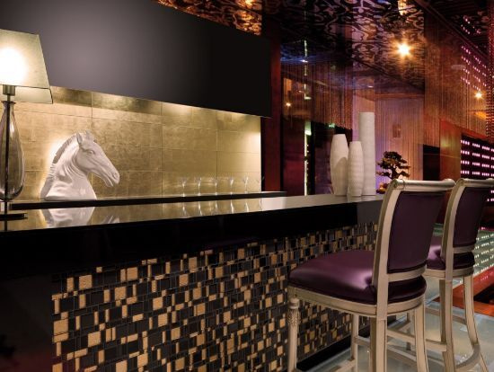 Мозаика Dune 186738 Cleopatra 29*29 черная золотая стеклянная