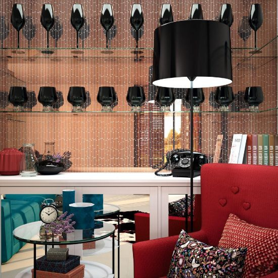 Мозаїка Dune 186917 Copper Mirror 26.5*28.5 скляна мідна