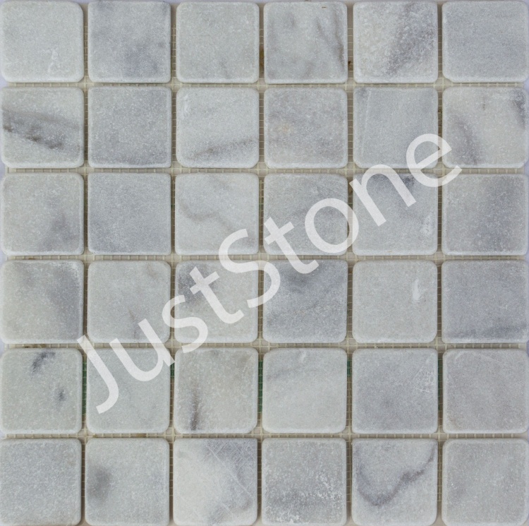 Мозаика из мрамора Матовая МКР-3СВ (47x47) White Mix