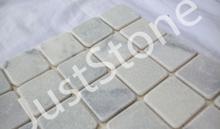 Мозаика из мрамора Матовая МКР-3СВ (47x47) White Mix