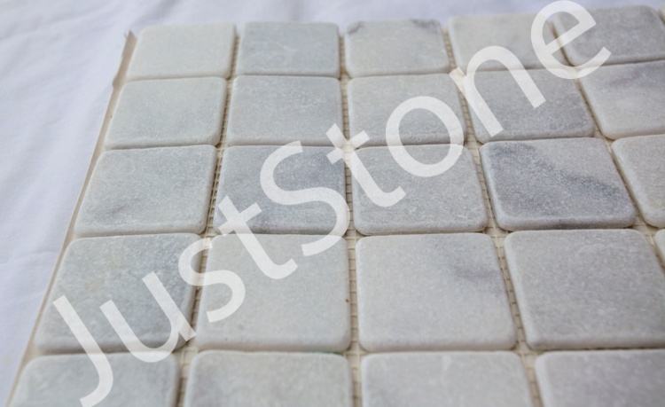 Мозаика из мрамора Матовая МКР-3СВ (47x47) White Mix