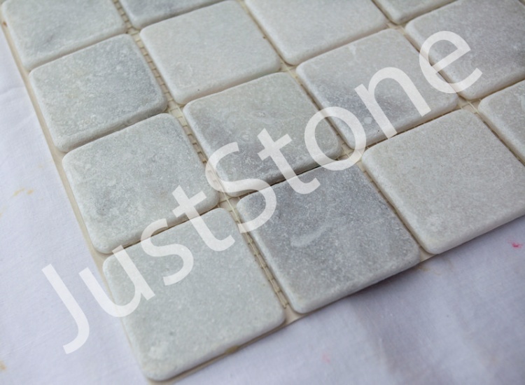 Мозаика из мрамора Матовая МКР-3СВ (47x47) White Mix