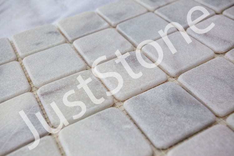 Мозаика из мрамора Матовая МКР-3СВ (47x47) White Mix