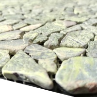 Мозаїка з мармуру Матова МКР-ХСВ (хаотична) Bidasar Green