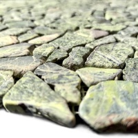 Мозаїка з мармуру Матова МКР-ХСВ (хаотична) Bidasar Green