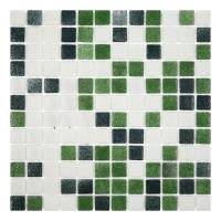 Мозаика из стекла AquaMo MX25-1/05-2/12/14 25x25x4 (317x317) мм глянцевая на сетке