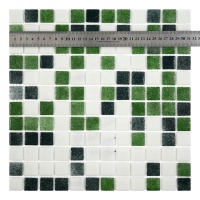 Мозаика из стекла AquaMo MX25-1/05-2/12/14 25x25x4 (317x317) мм глянцевая на сетке