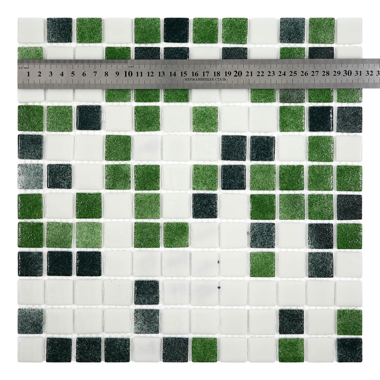 Мозаика из стекла AquaMo MX25-1/05-2/12/14 25x25x4 (317x317) мм глянцевая на сетке