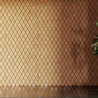 Мозаїка з керамограніту Kotto Ceramica MI7 30500311C Dorato 300 x 300 х 10 (ромб 30 x 50)