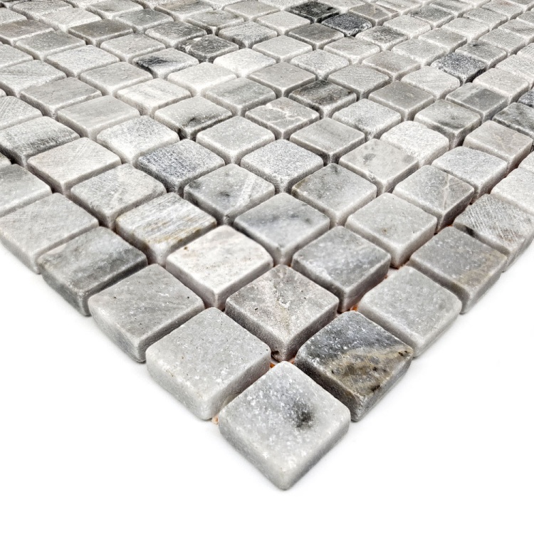 Мозаїка з мармуру Матова МКР-4СВ (15x15) Grey Mix