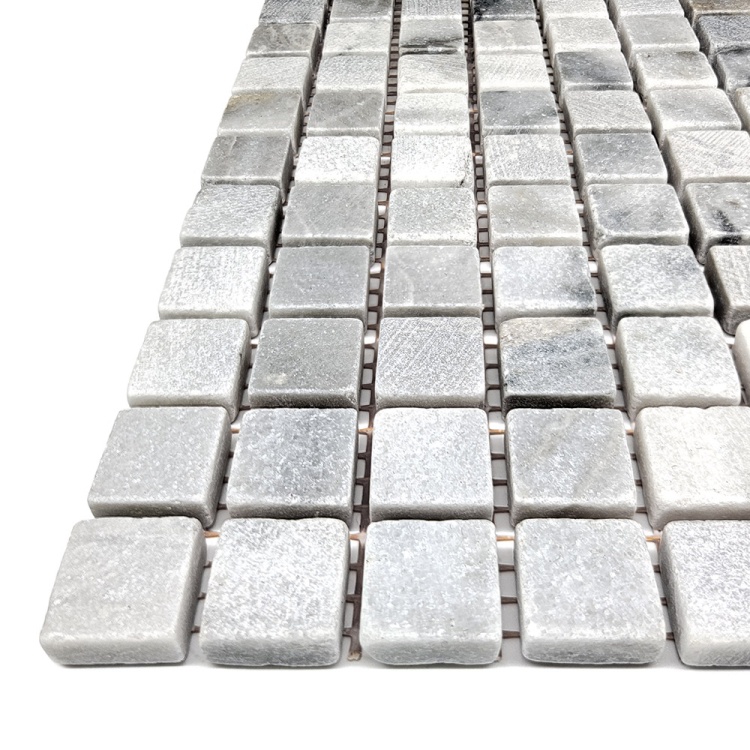 Мозаїка з мармуру Матова МКР-4СВ (15x15) Grey Mix