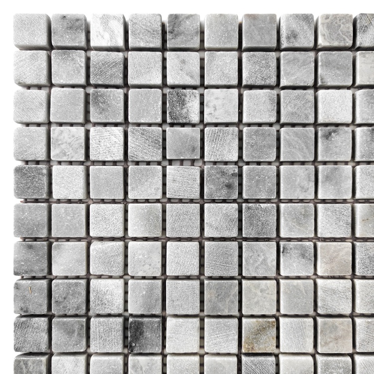 Мозаїка з мармуру Матова МКР-4СВ (15x15) Grey Mix