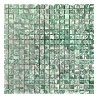 Мозаїка з мармуру Полірована МКР-4П (15x15) Verde Guatemala