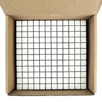 Скляна мозаїка Concrete White