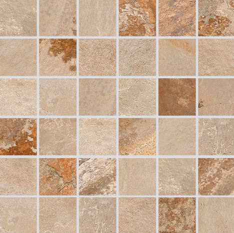 Мозаїка Zeus Ceramica MQCXST4B Slate Multibeige Mosaic 30x30