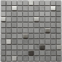 Мозаїка керамічна Kotto Ceramica СМ 3026 C2 grey/metal mat 300 х 300 х 8 ( 25 х 25 ) Мозаїка керамічна Kotto Ceramica СМ 3026 C2 grey/metal mat 300 х 300 х 8 ( 25 х 25 )