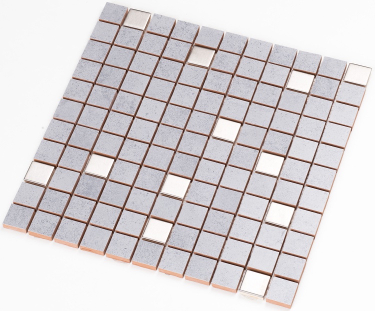 Мозаїка керамічна Kotto Ceramica СМ 3026 C2 grey/metal mat 300 х 300 х 8 ( 25 х 25 )