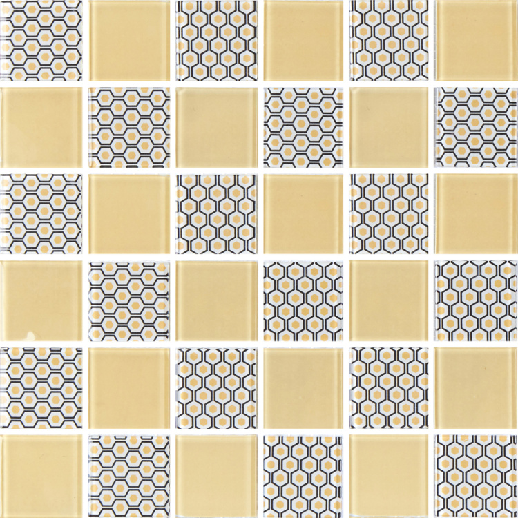 Мозаїка скляна Kotto Ceramica GMP 0848003 СС print 2/ral 7047 300 x 300 х 8 ( 48 х 48 )