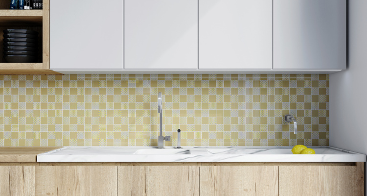 Мозаїка скляна Kotto Ceramica GMP 0848003 СС print 2/ral 7047 300 x 300 х 8 ( 48 х 48 )