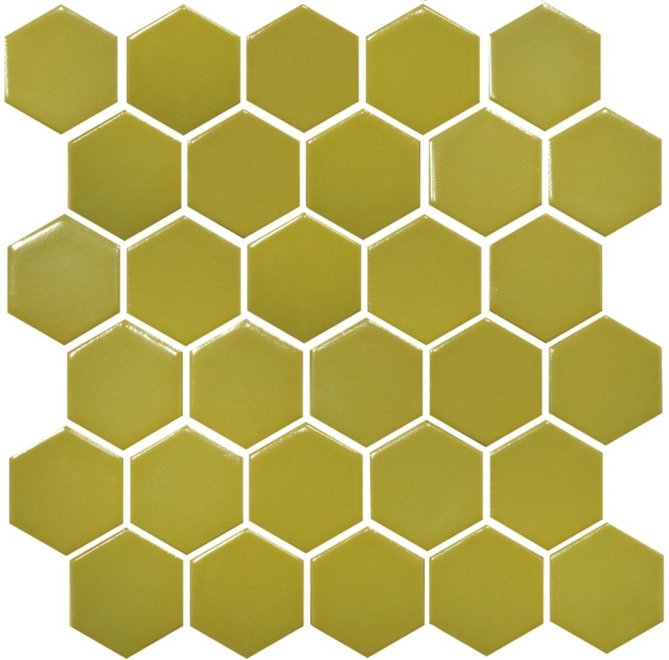 Мозаїка керамічна Kotto Ceramica HEXAGON H 6016 Olive 295 х 295 х 9