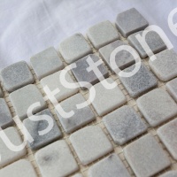 Мозаїка з мармуру Матова МКР-2СВА (23x23) White Mix Мозаїка з мармуру Матова МКР-2СВА (23x23) White Mix