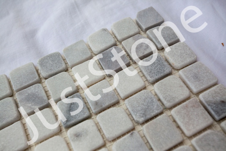 Мозаїка з мармуру Матова МКР-2СВА (23x23) White Mix