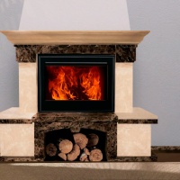 Портал для каміна Bravo Глорія Botticino + Emperador Dark мармур бежевий/коричневий прямий n1 Портал для каміна Bravo Глорія Botticino + Emperador Dark мармур бежевий/коричневий прямий n1