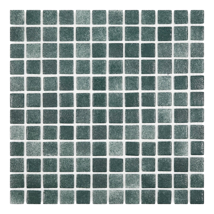 Мозаика из стекла AquaMo PW25212 Dark Green 25x25x4 (317x317) мм глянцевая на сетке