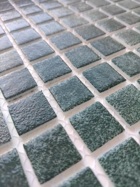 Мозаика из стекла AquaMo PW25212 Dark Green 25x25x4 (317x317) мм глянцевая на сетке