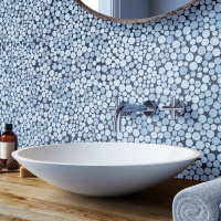 Мозаїка з керамограніту Kotto Ceramica MI7 14300719C Lapislazzuli 300 x 300 х 10 (коло d 14-30)