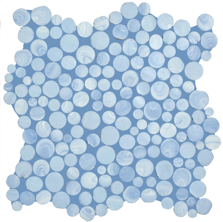 Мозаїка з керамограніту Kotto Ceramica MI7 14300719C Lapislazzuli 300 x 300 х 10 (коло d 14-30)