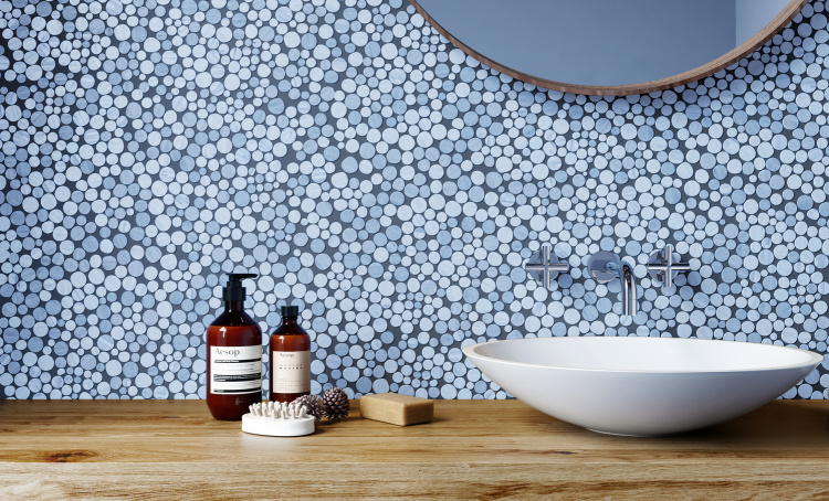 Мозаїка з керамограніту Kotto Ceramica MI7 14300719C Lapislazzuli 300 x 300 х 10 (коло d 14-30)