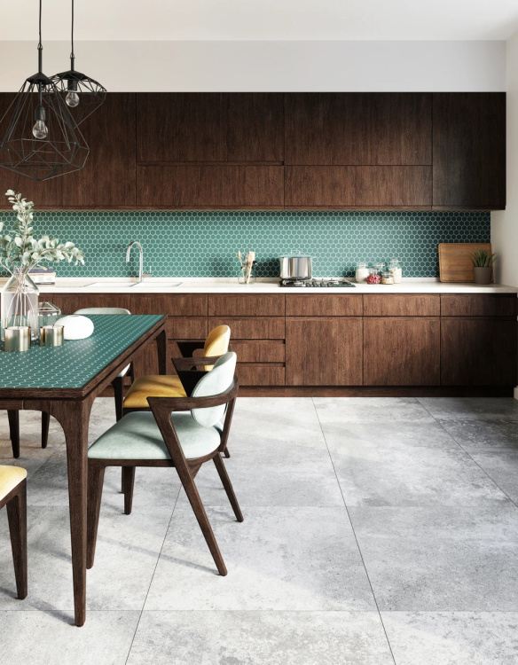 Мозаїка керамічна Kotto Ceramica HEXAGON H 6017 Aqvamarine 295 х 295 х 9