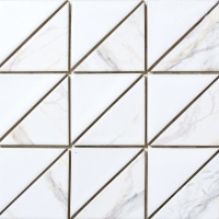 Мозаїка керамічна Kotto Ceramica TRIANGLE RT 69002 С2 White/print 51 300x300x9 (73x73) Мозаїка керамічна Kotto Ceramica TRIANGLE RT 69002 С2 White/print 51 300x300x9 (73x73)
