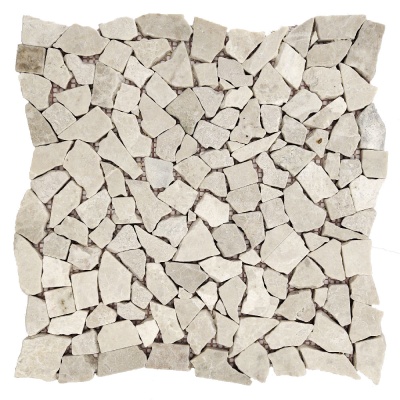 Мозаїка з мармуру Матова МКР-ХСВ (хаотична) Victoria Beige MB