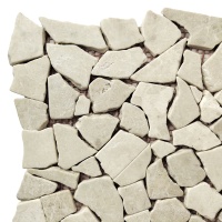 Мозаика из мрамора Матовая МКР-ХСВ (хаотичная) Victoria Beige MB Мозаика из мрамора Матовая МКР-ХСВ (хаотичная) Victoria Beige MB