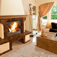 Портал для каміна Bravo Сафо Giallo Atlantide + Emperador Dark мармур бежевий/коричневий прямий n1 Портал для каміна Bravo Сафо Giallo Atlantide + Emperador Dark мармур бежевий/коричневий прямий n1