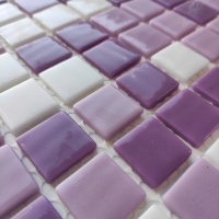 Мозаїка зі скла AquaMo MX25-1/05/22/23 25x25x4 (317x317) мм глянцева на сітці