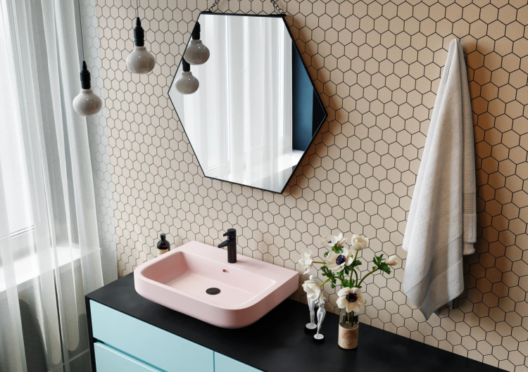 Мозаїка керамічна Kotto Ceramica HEXAGON H 6018 Biege Smoke 295 х 295 х 9