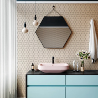 Мозаїка керамічна Kotto Ceramica HEXAGON H 6018 Biege Smoke 295 х 295 х 9